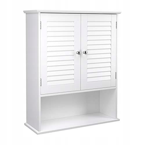 Viseći kupaonski ormarić - bijeli - BBC27WT