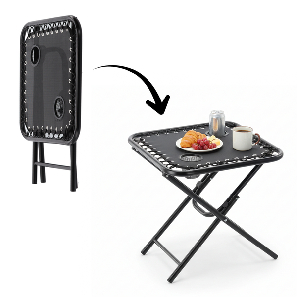 Sklopivi stol 50 × 50 × 50 cm crni