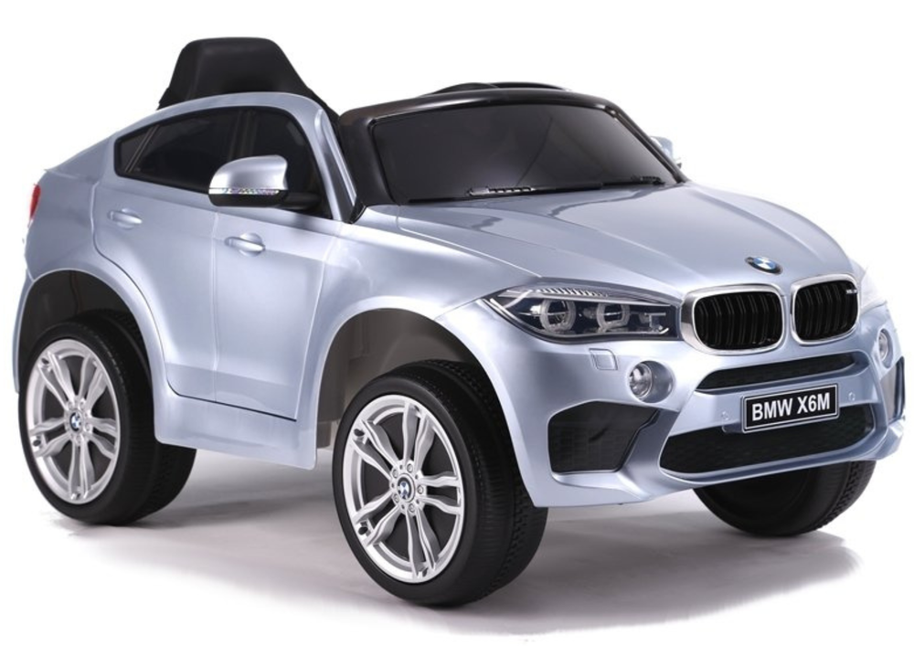 Automobil na akumulator BMW X6 srebrni
