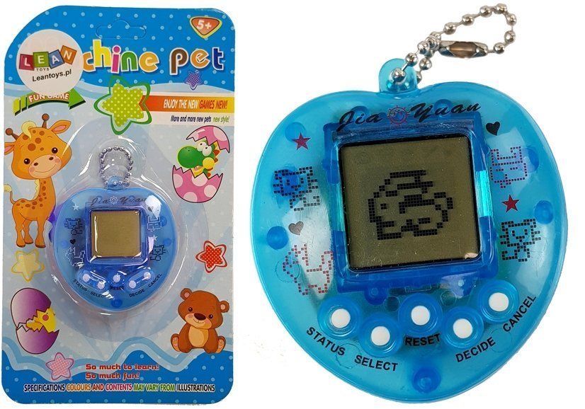 Tamagotchi s kratkim lancem plavi