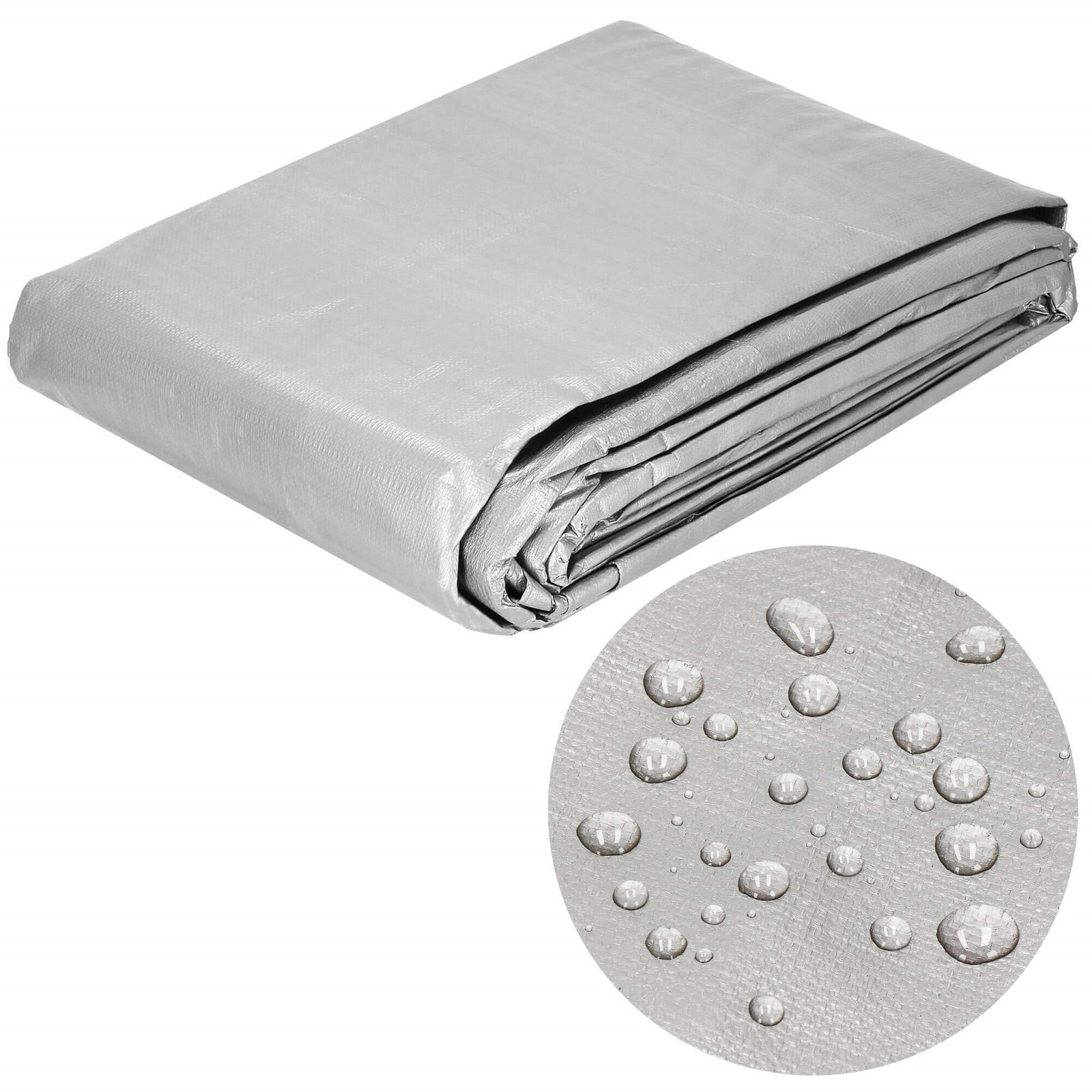 Cerada 6× 8 m sivo-crna