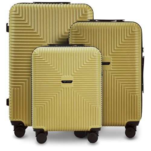 Wings set od 3 kofera PC ECO Jackdaw, Tea Green boje