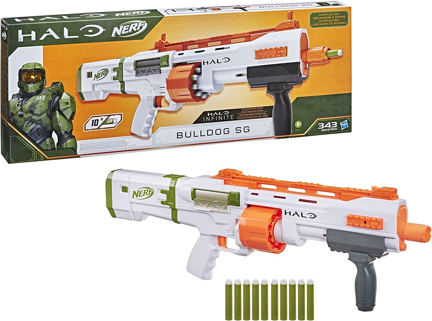 NERF E9271 halo Bulldog puška