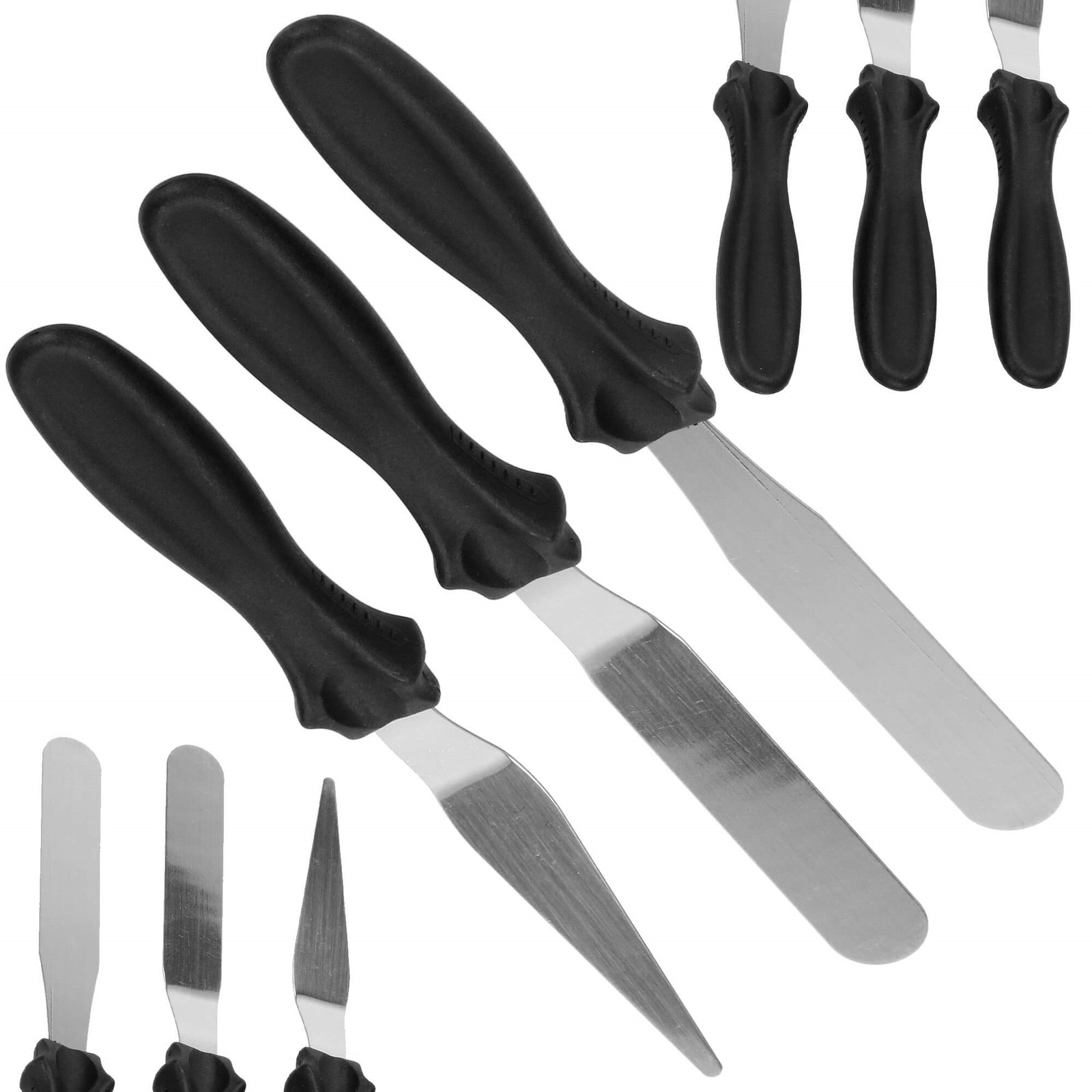 Set od 3 slastičarske lopatice