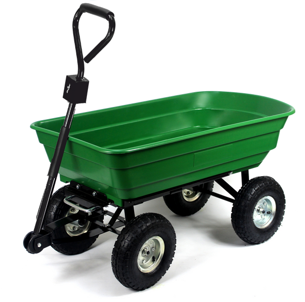 Dvostruko funkcionalna vrtna kolica – zelena boja