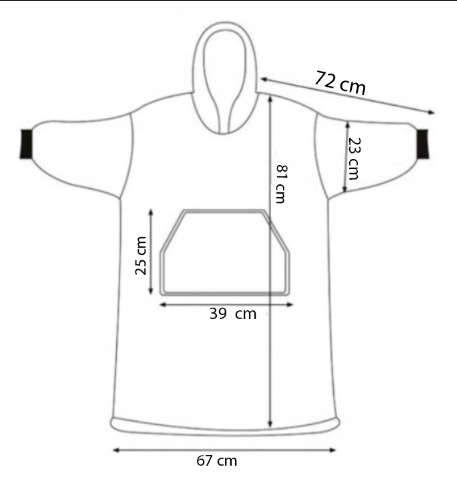 Oversize trenirka s dekom