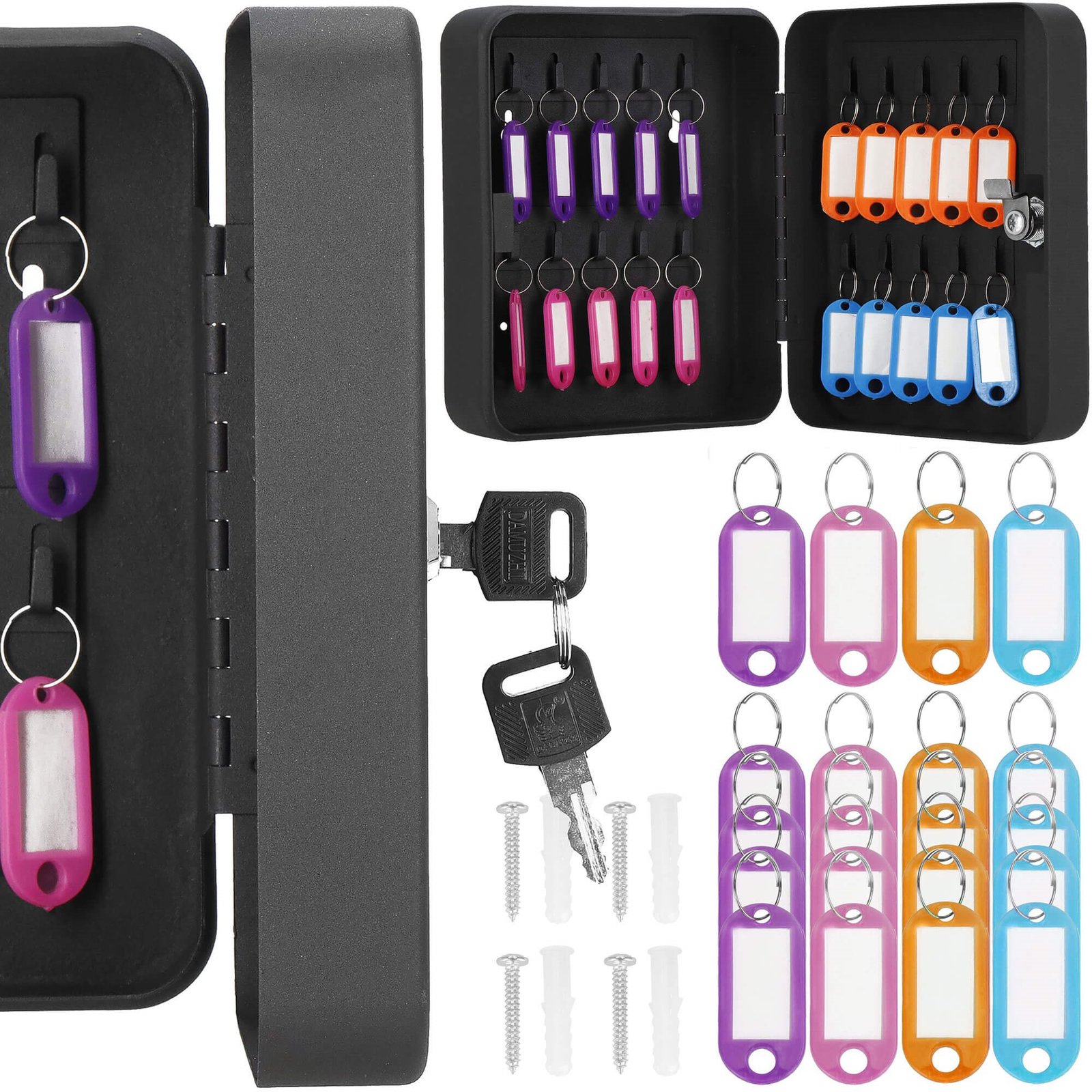 Kutija za ključeve, crna