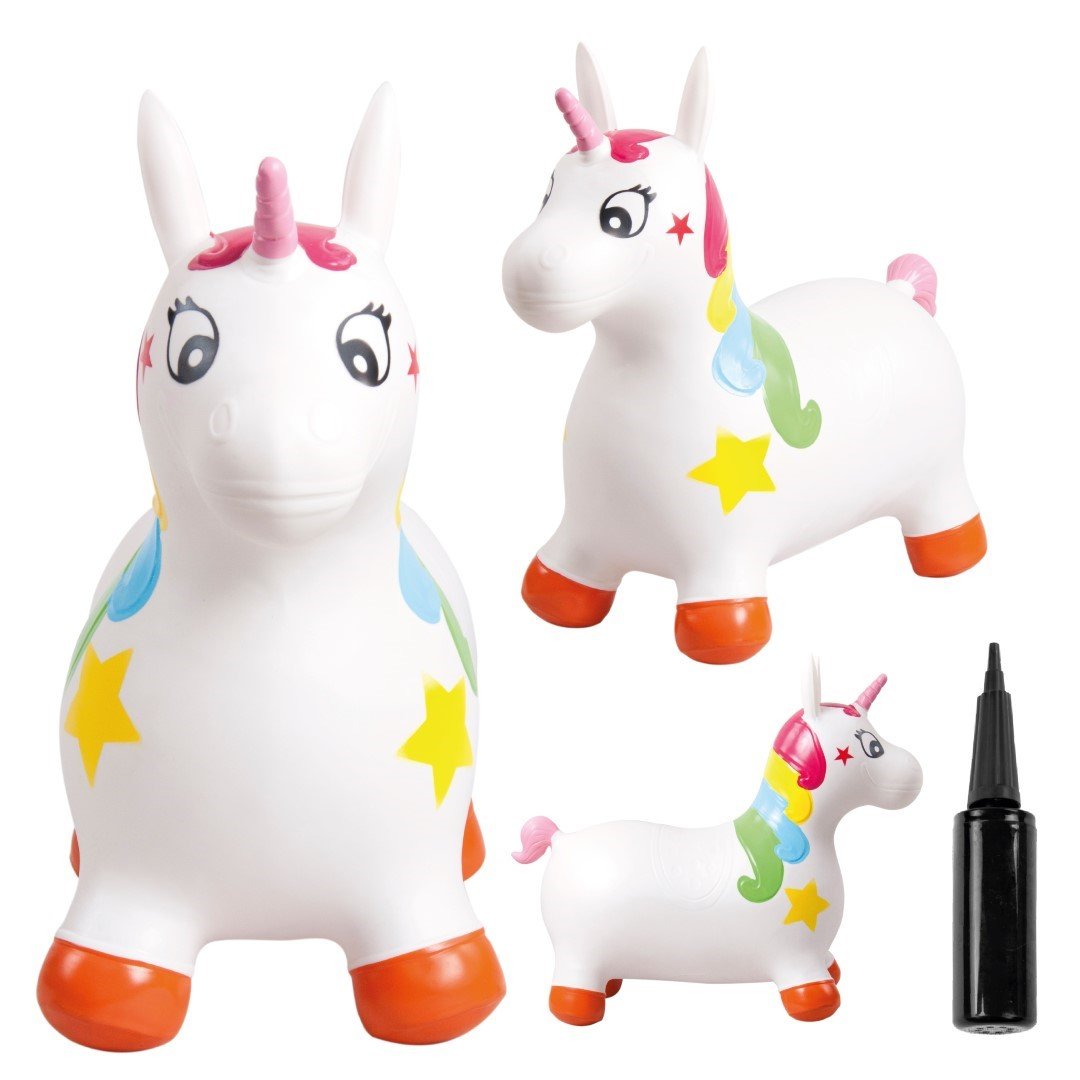 Jednorog za skakanje 60cm bijeli