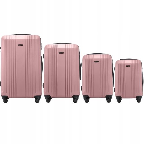 Wings set od četiri kofera Kestrel rozo zlatni