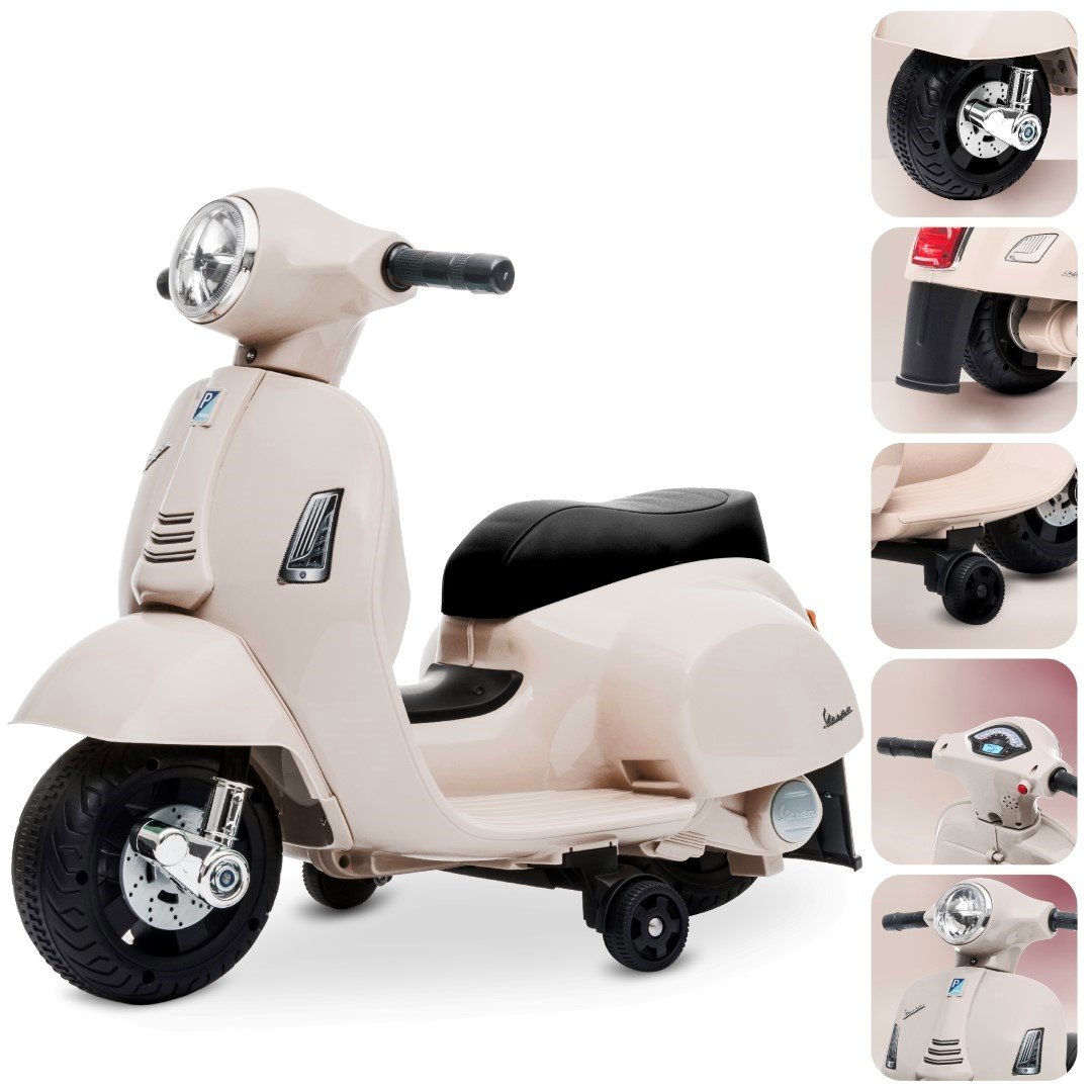 Skuter Vespa na akumulator - bijeli