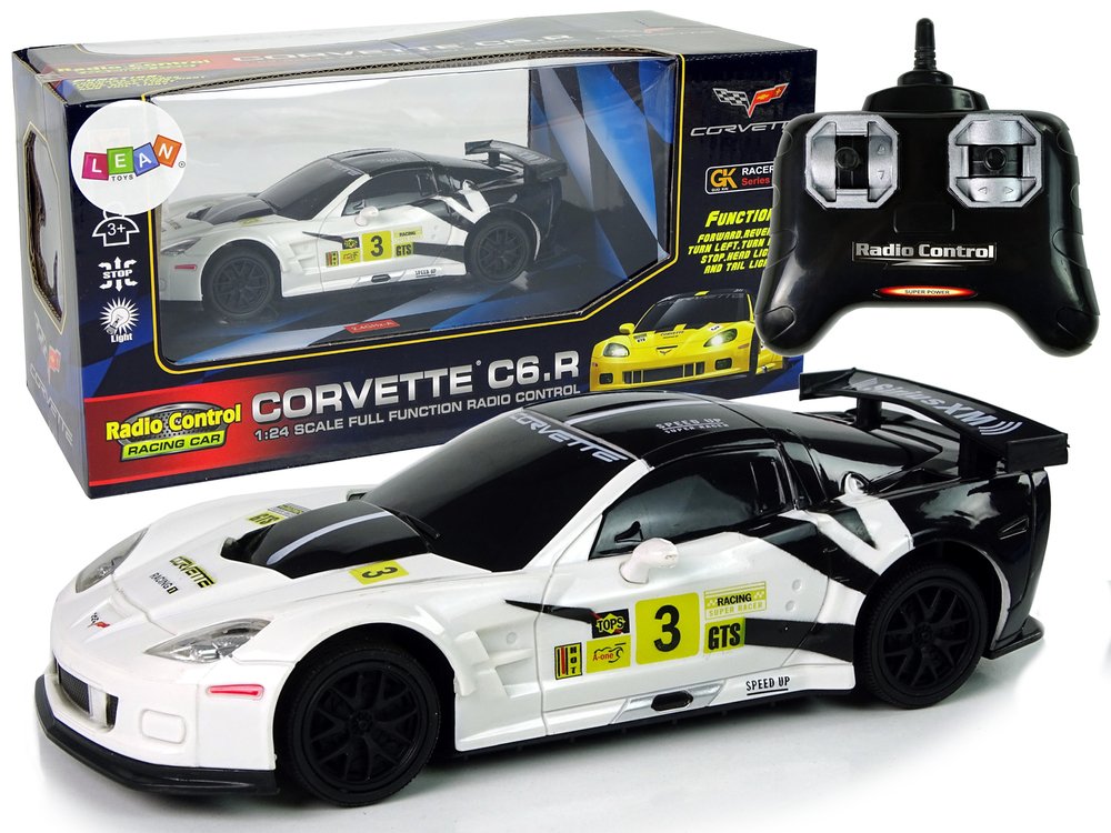 Sportski auto na daljinsko upravljanje Corvette C6.R bijeli