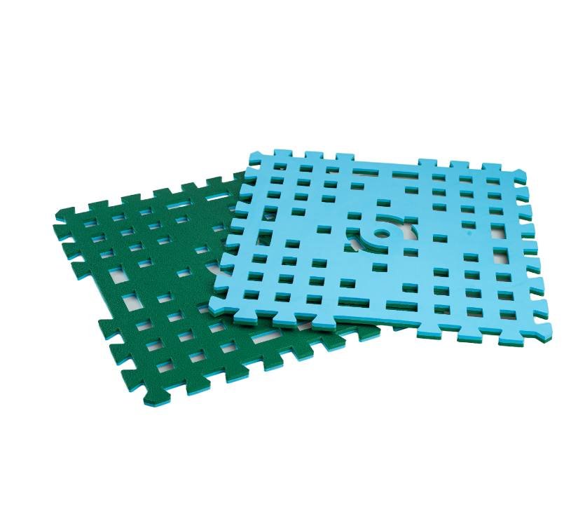 BAKOBA baza za gradnju zeleno/plava 50 x 50 cm