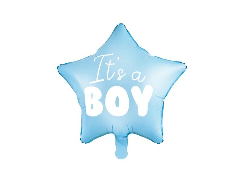 Balon zvijezda - "It's a Boy", plavi 48cm
