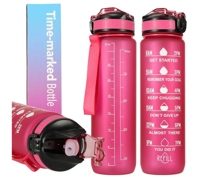 Bočica za vodu 1L pink