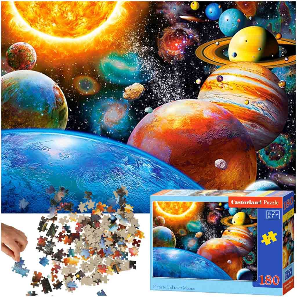 Castorland puzzle planeti i njihovi mjeseci