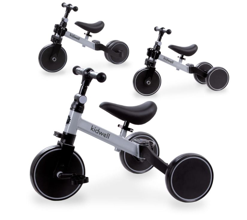 Dječji tricikl 3u1 Pico sivi