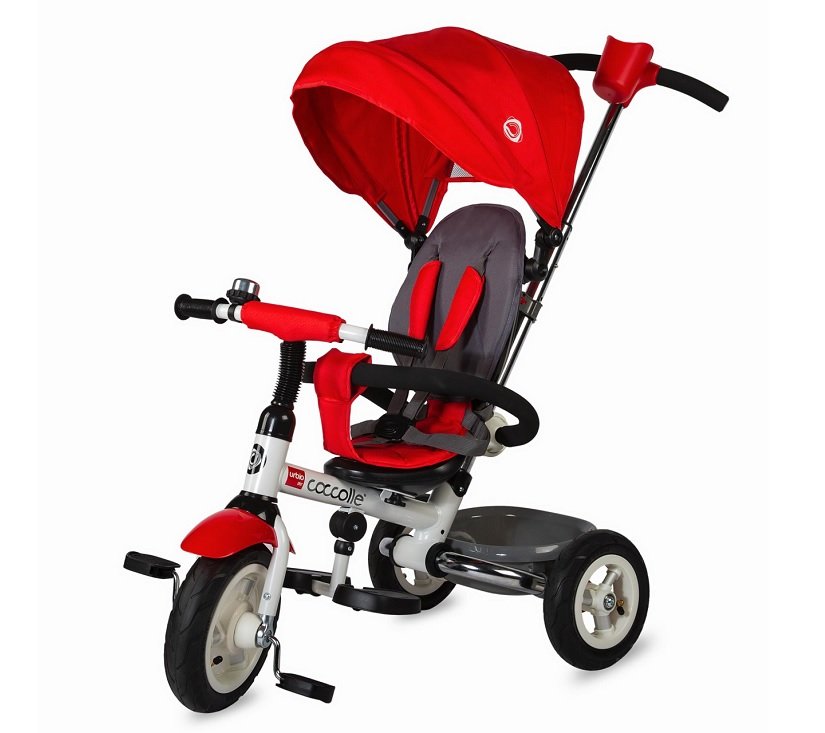 Dječji tricikl Urbio crveni - gume na pumpanje