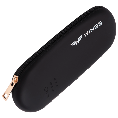 Wings silikonska putna torbica za četkice crna