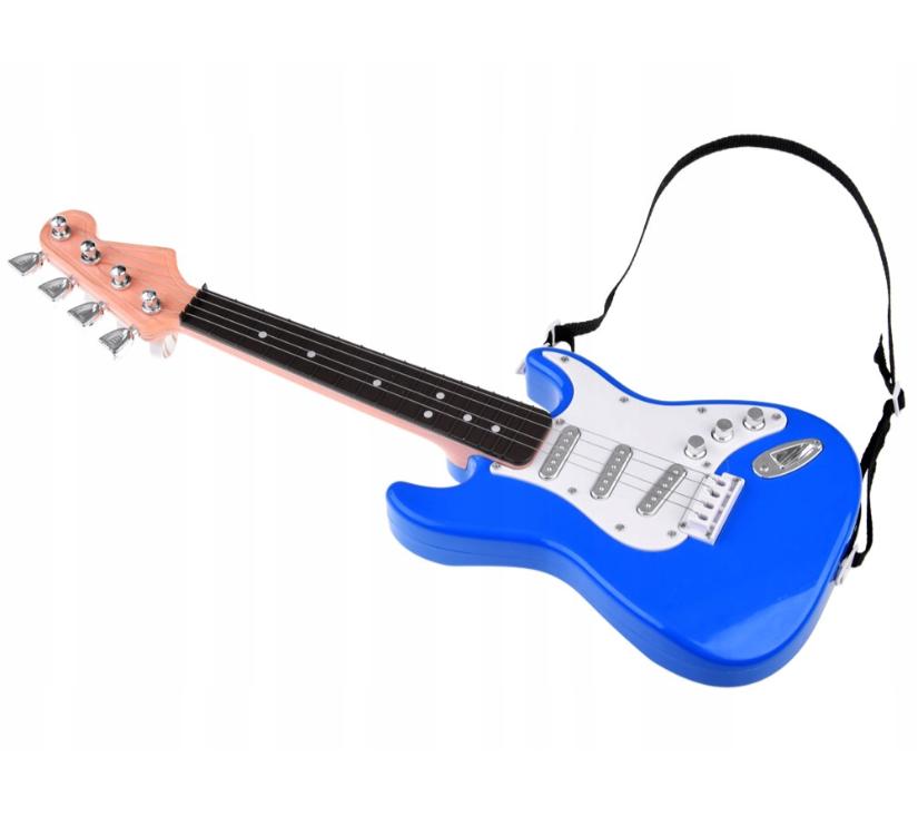 Električna rock gitara plava