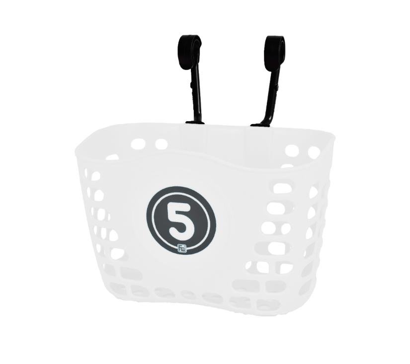 Funny Wheels košarica za bicikl bijela