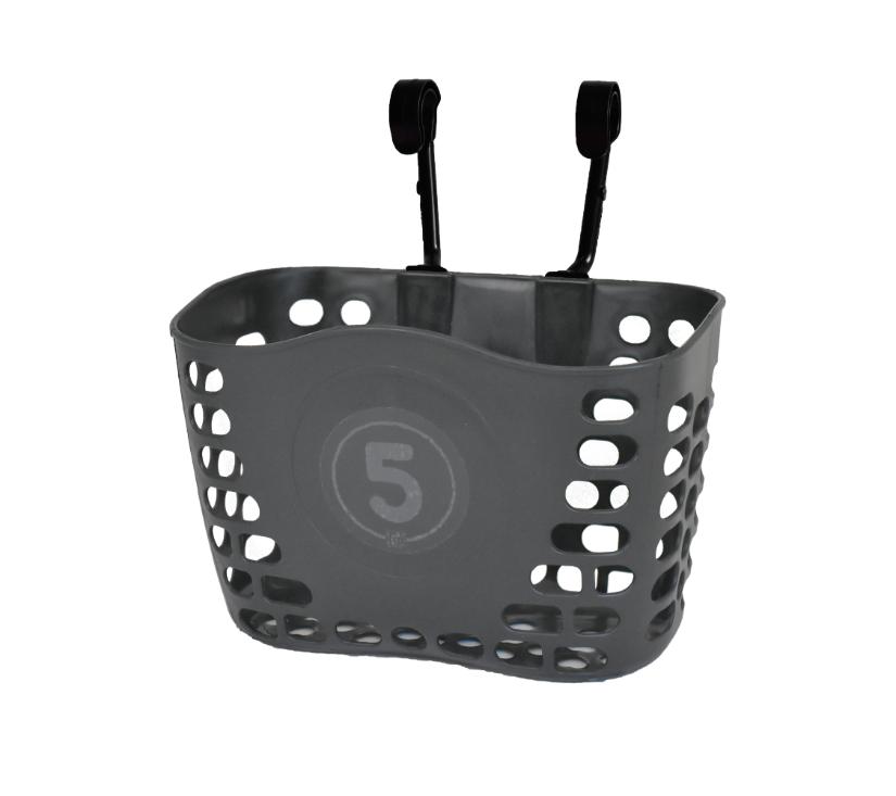 Funny Wheels košarica za bicikl crna