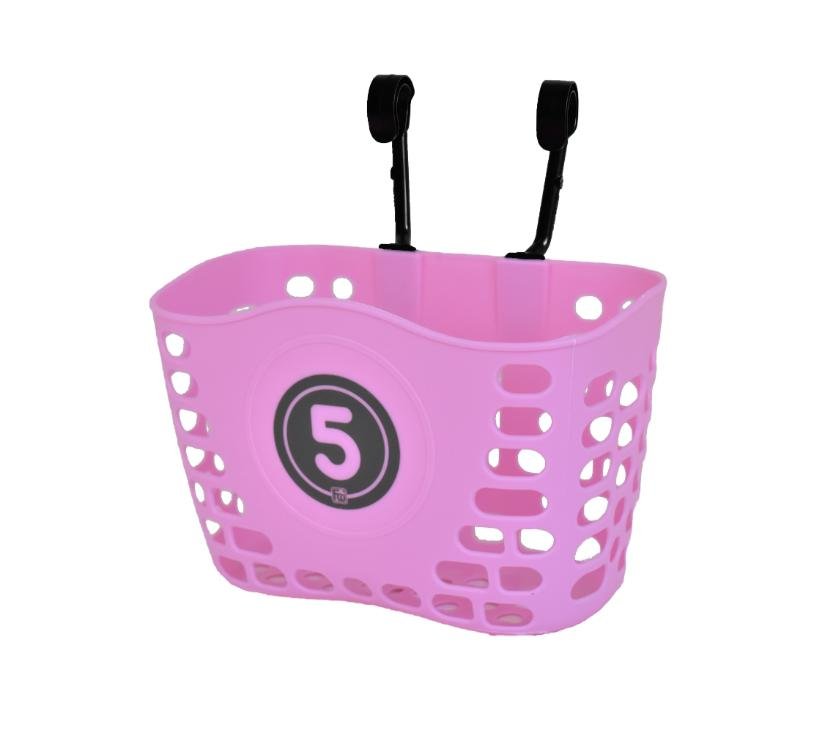 Funny Wheels košarica za bicikl roza