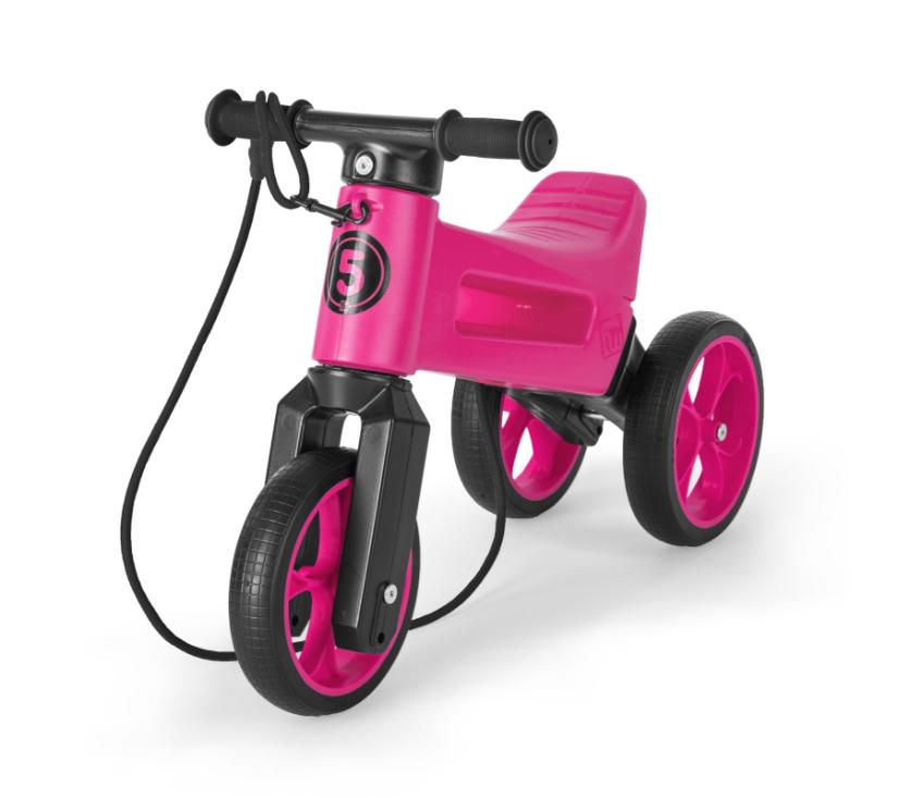 Funny Wheels tricikl Super Sport 2u1 roza