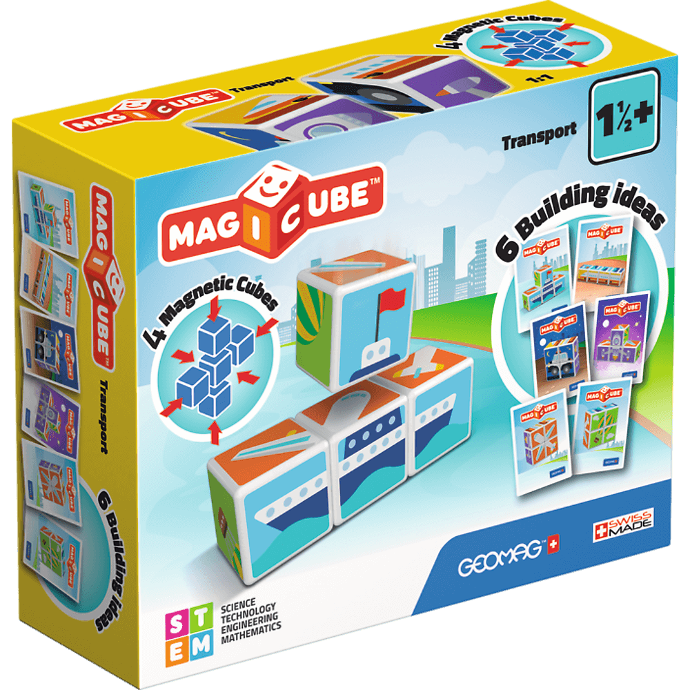 Geomag Magicube promet + kartice, 7 kom