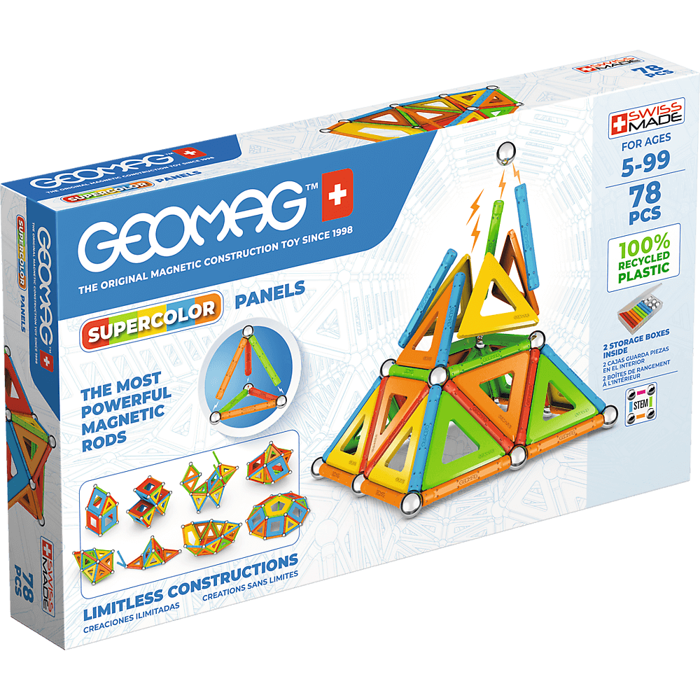 Geomag Supercolor paneli, 78 kom