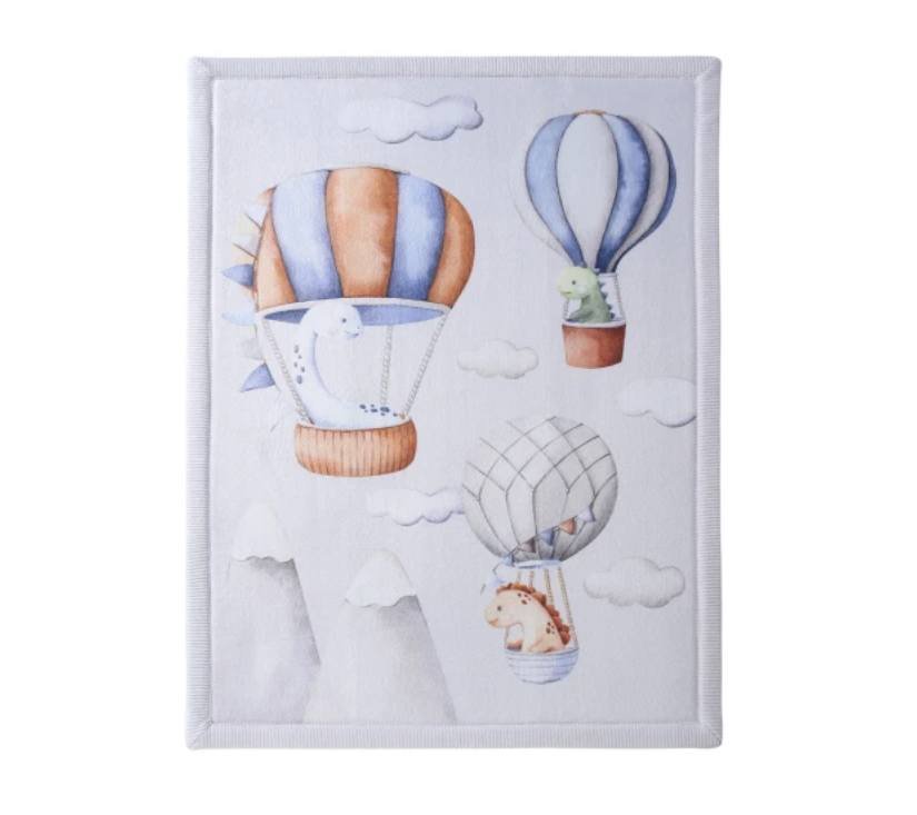 Hakuna mekani tepih za djecu oblak 170 x 120 cm dinosauri u oblacima