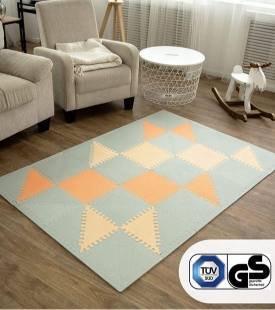 Hakuna podloga puzzle za djecu - sivo, bež narančasta