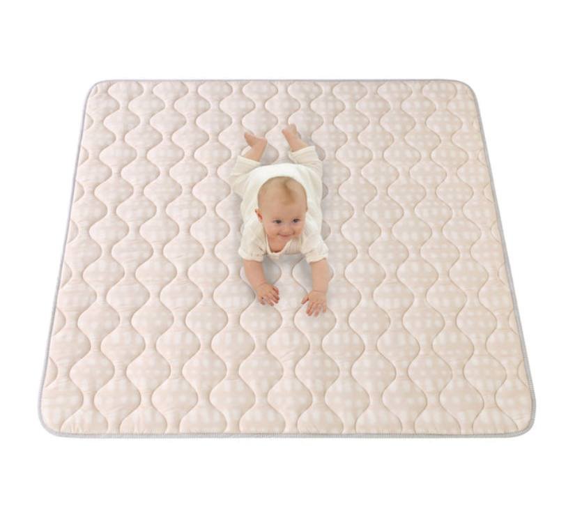 Hakuna prošivena podloga za djecu Hygge 127 x 127 x 1,5 cm, bež