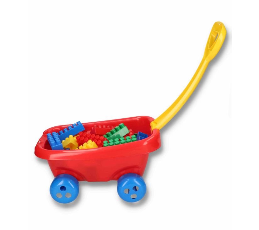 Hemar kolica s blokovima K2 crvena