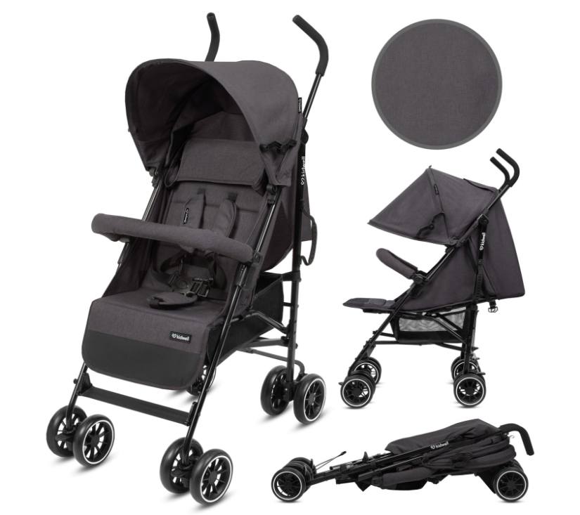 Kidwell Nelli kišobran kolica za djecu, tamno siva