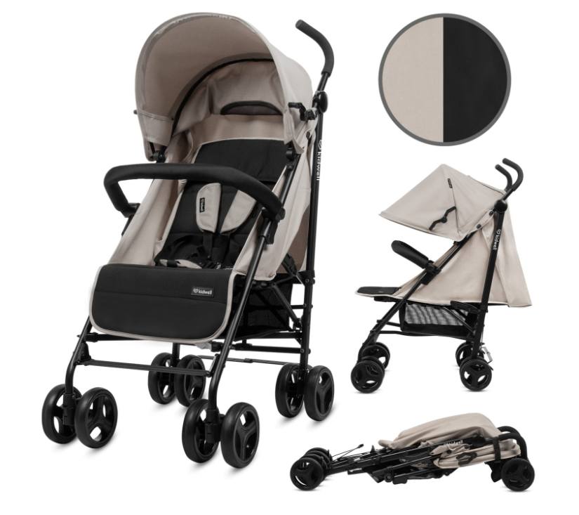 Kidwell Qugar kišobran kolica za djecu, bež i crna