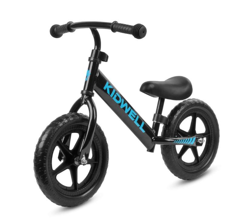 Kidwell Rebel dječji bicikl bez pedala, crni