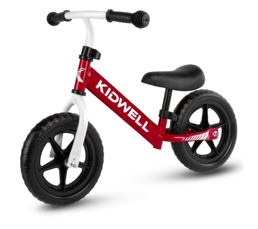 Kidwell Rebel dječji bicikl bez pedala, crveni