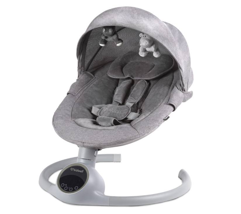 Kidwell Reve 2u1 električna stolica za ljuljanje, siva