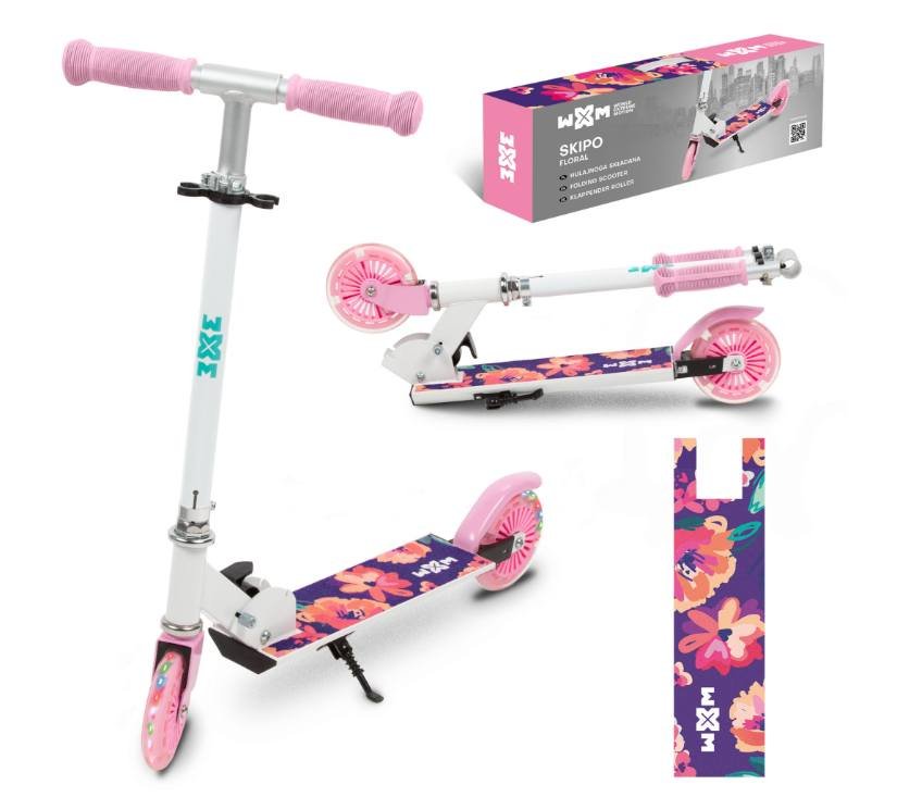 Kidwell WXM sklopivi romobil za djecu, Skipo cvijeće