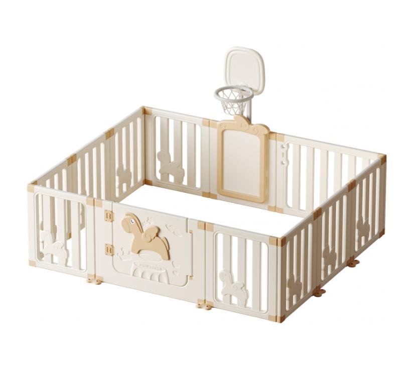 MamaKids modularni vrtić za djecu „Koš“ – sivi, suhi bazen