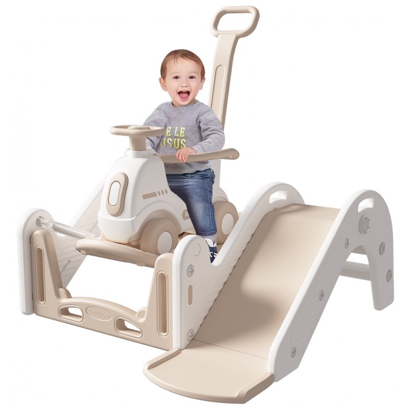 Mamakids igralište za najmlađe 4 u 1 konj, guralica, ljuljačka i tobogan