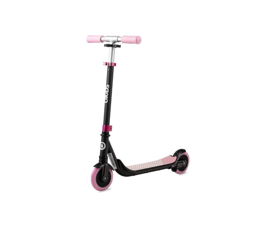 Qkids BRO aluminijski romobil ružičasti