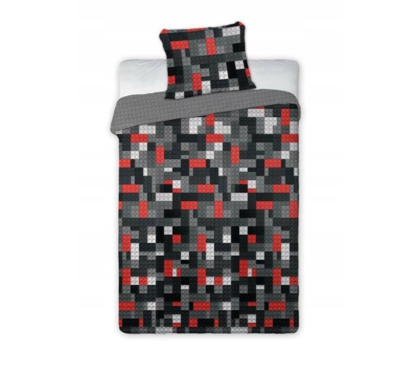 Pamučna posteljina 140 x 200 cm blokovi