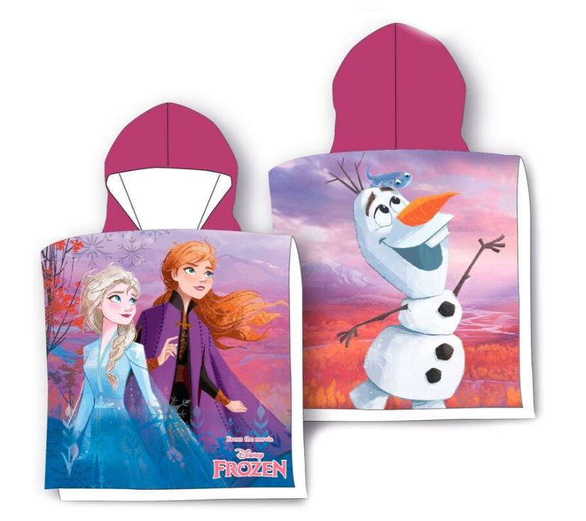Pamučni pončo ručnik Disney Frozen 55 x 100 cm