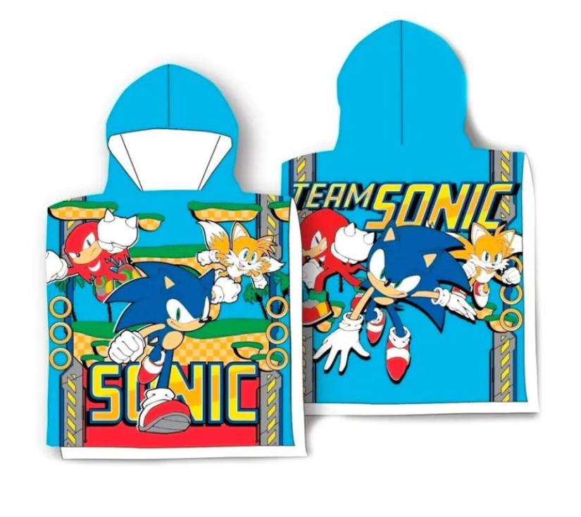 Pamučni pončo ručnik Sonic 55 x 110 cm