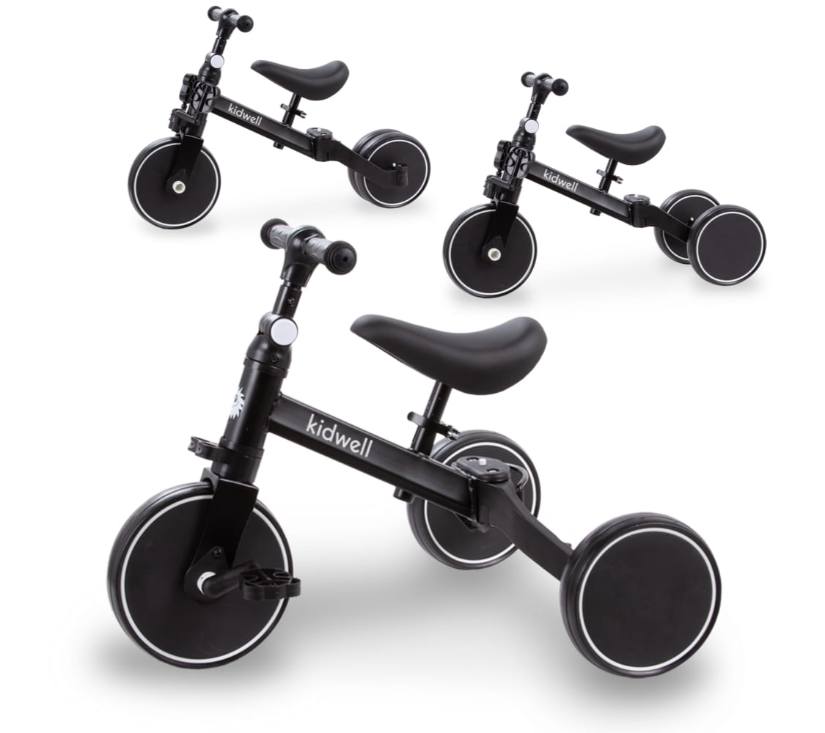 Pico tricikl za djecu 3 u 1, crni