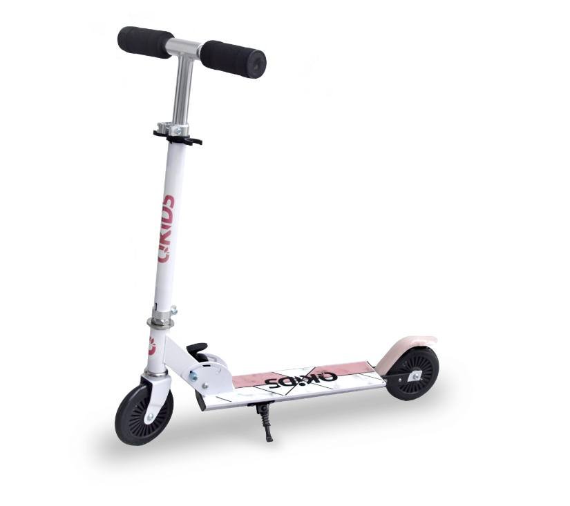 Qkids FLO aluminijski romobil svijetlo ružičasti