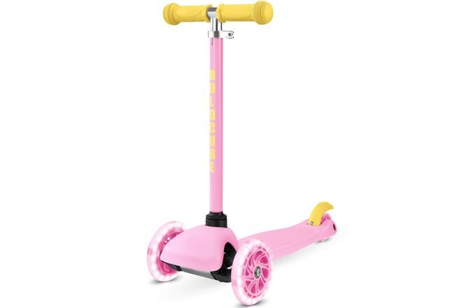 Boldcube sklopivi mali romobil s tri kotača, pink