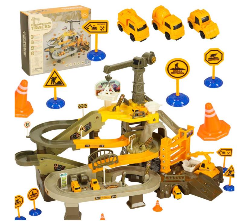 Staza na više razina električna konstrukcija, parkiralište, dizalica