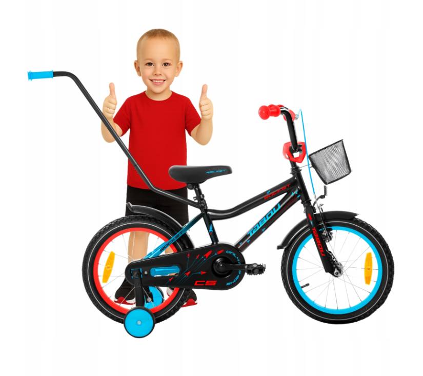 Tabou dječji bicikl Rocket 16" CS crno plavi